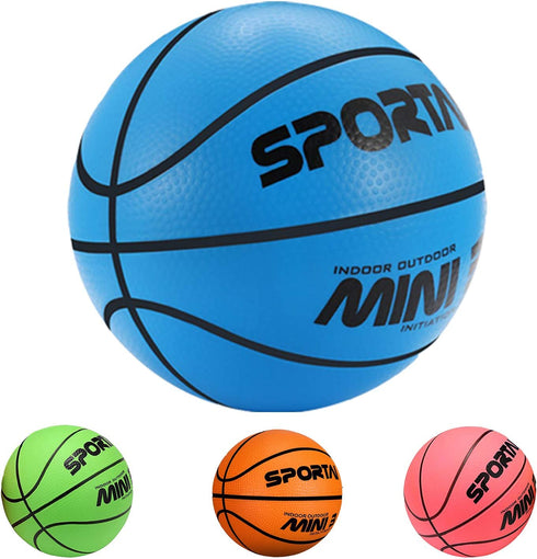 Stylife Mini Basketballs for Kids - Trampoline Basketballs 1 PCS Hoop Basketball - Toddler Balls Toys, 5 Inch Blue
