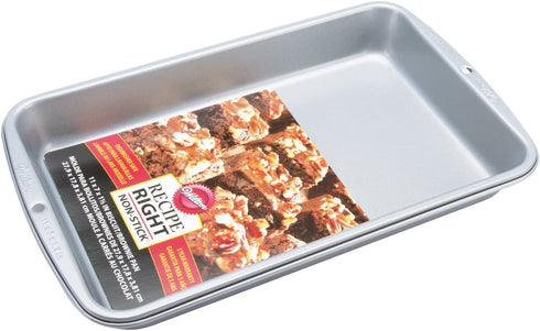 Wilton Recipe Right Non-Stick In Biscuit Brownie Pan, 11" x 7" x 1-1/2"