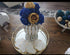 GMRS Home White Marble Handmade Coaster-Set of 4 (Round) with Gold Foiling