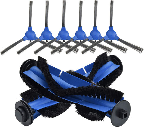 Replacement Brushes Eufy Robvac 11S/ Max 12 15C/ Max 25C 30 30C /Max 39C G10 G30 Edge Verge Hybrid Coredy R550 650 3500 Goovi 1600PA 2000PA ONSON iMartine C800,D900,D900C DEENKEE dser RoboGeek 2