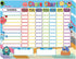 Dry Erase Chore Chart for Kids Reward Chart Reusable Self-Adhesive Behavior Chart for School Home Classroom 8 Pack