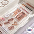 STORi Plastic Makeup and Vanity Stackable Drawer Organizers | Perfect for Makeup Brushes and Palettes, Beauty Accessories, Office Supplies, Craft, and Kitchen | 10 Piece Set | Clear