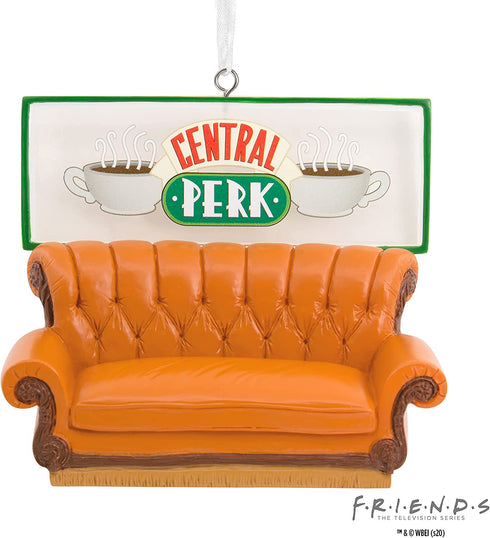 Hallmark Friends Central Perk Cafe Couch Christmas Ornament,Multi Color,0002HCM9510