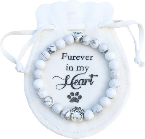 A.B.C. Pet Memorial Bracelet-Loss of Pet Gifts with Rainbow Bridge Card in Loving Memory of Your Beloved Dog Cat- Pet Loss Jewelry