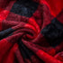 NEWCOSPLAY Buffalo Plaid Throw Blanket Soft Flannel Fleece Checker Pattern Lightweight Decorative Blanket for Bed Couch (280GSM-Red-Black, Twin(60"x80"))