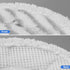 Sinnya 4 Pack S7000AMZ Pads Replacement Compatible with Shark S7000 Series, S7000 S7000AMZ S7001 S7001TGT Steam & Scrub All-in-One Scrubbing Mop, for Model XKITP7000