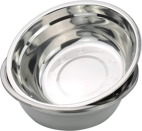 Callyne 4-Pack Stainless Steel Mixing Bowls, Metal Prep Bowls, F