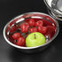 Callyne 4-Pack Stainless Steel Mixing Bowls, Metal Prep Bowls, F