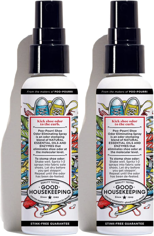 Poo-Pourri Shoe Odor Eliminator Spray, 2 oz. (2 pack),ST9669