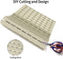MBOSS Non Slip Bath Mat Bathtub Mats for Bathroom Shower Floor Mat Anti Slip Shower Mat with Drain Hole and Large Suction Cups, 27.5 X 15.7 Inch (Gradient Khaki)