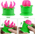 Cabilock Steamed Stuffed Bun Making Mold Pastry Pie Steam Bun Dumpling Maker Mould Cooking Tool Sets (Green)