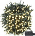 Extendable 82FT 200 LED Christmas String Lights for Outdoor/Indoor, Green Wire Christmas Tree Lights with 8 Modes, Plug in String Lights for Xmas Decorations Party Wedding Garden (Warm White)