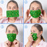 50 Pcs Happy Holidays Disposable Masks for Adults 3-Ply Nonwoven Breathable & Comfortable Gifts for Men Women