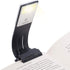Vekkia Bookmark Book Light, Clip on Reading Lights for Books in Bed, Infinite Brightness Levels, Soft Light Easy for Eyes, Built-in USB Cable Easy Charge. Perfect for Avid Readers