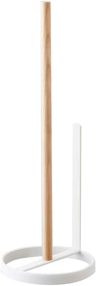 Yamazaki Home Toilet Paper Stocker, Holds 3 Toilet Paper Rolls, No Assembly Req, White, One Size