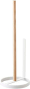 Yamazaki Home Toilet Paper Stocker, Holds 3 Toilet Paper Rolls, No Assembly Req, White, One Size