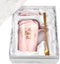 Best Mom Ever Mug Best Mom Gifts from Daughter Son Gifts for Mom Coffee Mug Mother's Day Birthday Gifts 14 Oz with Gift Box and Spoon Coaster Pink Marble Mom Mug