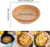 50 Pcs Air Fryer Non-Stick Disposable Paper Liner Oil-Proof Air Fryer Liners Parchment Baking Paper Waterproof Food Grade Parchment for Baking Roasting Oven Microwave (50pcs, Brown)