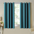 Teal Blackout Curtains Grommet Thermal Insulated Room Darkening Bedroom Curtain Panel 63 Inch Length Teal Drapes (2 Panels) for Nursery Room Curtain, Set of 2 Panels, 52 x 63 Inches Each Panel, Teal