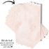 Blush Girls Baby Shower Invitations with Envelopes Pack of 25 Blank Invite Card Set with Navy Pink and Gold Country Floral Theme Reveal Sprinkle Handwrite Details DIY Paper Clever Party