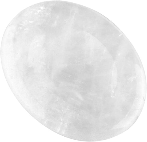 mookaitedecor Thumb Worry Stone, Pocket Palm Stones Crystal Healing Reiki Stress Relief Pack of 4, Oval Shape