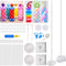 Pondpm Balloon Column Kit 2 Set, Base Stand and Pole, 2 Top Balloon Support Rod, Water Bags, Balloon Rings, Tying Tools, Balloon Glue Points Decoration for Party Wedding Birthday Easter Christmas
