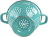 Calypso Basics 08672 by Reston Lloyd 1.5 Qt. Durable Enamel-on-Steel Colander, Small, Turquoise