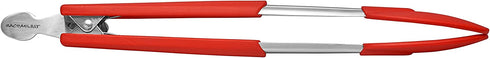 Rachael Ray Lil' Huggers Dishwasher Safe Lazy Locking Cooking Tongs / Salad Serving Tools / Multi Purpose - 2 Piece, Red