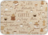 Coffee Maker Placemat Coffee Bar Mat Easy to Clean XL 18 x 24 Coffee Time