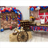 Western Cow Boy Party Balloons Arch Garland, 110 PCS 18" 12" 10" 5" Cow boy Latex Balloons Red Blue Coffee Confetti Balloon for Birthday Party Boys and Girls Baby Shower Party Supplies