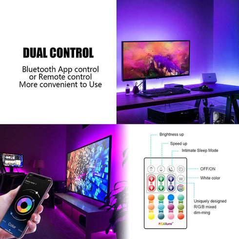 Nexillumi LED Lights for TV 55 Inch to 43 Inch
