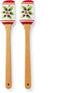 Lenox Holiday Handpaint Stripe 2-Piece Spatula Set, 0.25 LB, Multi