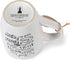 Accepted Worthy Chosen Loved Forgiven Whimsical White 14 Ounce Ceramic Mug