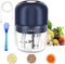 Wireless Mini Food Processor, 250Ml Electric Garlic Chopper Onion Chopper Portable Small Food Chopper for Veggie Pepper Spices Meat Baby Food and More, USB Charging, Bpa-Free