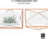 Umbra Prisma Picture Frame, 4 x 6 Photo Display for Desk or Wall, Copper