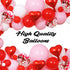 105 Pack Valentines Day Balloon Arch Garland Kit, Pink White Red Confetti Balloons with Red Heart Balloons for Valentine's Day Anniversary Mothers Day Wedding Engagement Party Supplies
