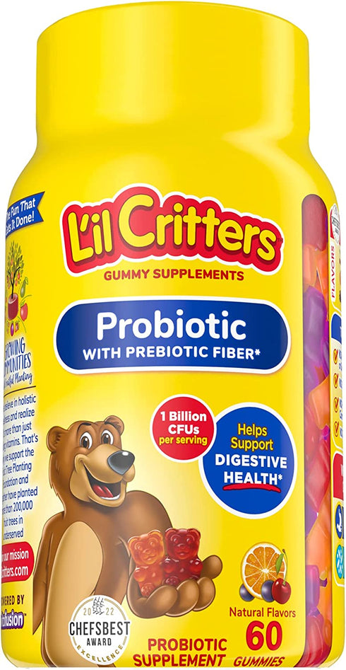 Lil Critters Kids Probiotics Gummies 60 Count