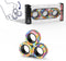 Magnetic Rings Fidget Toy Set, Idea ADHD Fidget Toys, Adult Fidget Magnets Spinner Rings for Anxiety Relief Therapy, Fidget Pack Great Gift for Adults Teens Kids (3PCS)