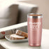 Mommy's Sippy Cup Travel Tumbler Mom Birthday Christmas Gifts for Mom New Mom Mothers to be Wife Women Her Mother's Day Thanksgiving Day, 20 Oz Insulated Stainless Steel Tumbler, Rose Gold