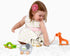 Hape Elephant Wooden Push and Pull Toddler Toy ,L: 5.7, W: 2.4, H: 4.5 inch