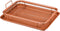 Copper Chef, 2-Piece Non-Stick Bakeware Set for Oven with Crisper Pan and Cookie Sheet, 13 x 9-Inch, N5O4RBL, Copper