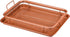 Copper Chef, 2-Piece Non-Stick Bakeware Set for Oven with Crisper Pan and Cookie Sheet, 13 x 9-Inch, N5O4RBL, Copper