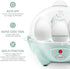 Elite Gourmet EGC007M Rapid Egg Cooker, 7 Easy-To-Peel, Hard, Medium, Soft Boiled Eggs, Poacher, Omelet Maker, Auto Shut-Off, Alarm, 16-Recipe Booklet, BPA-Free, Mint