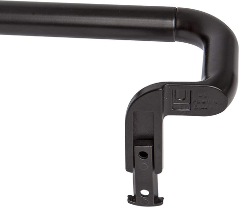 Umbra 242732-797-REM Twilight Single Curtain Rod Set Wrap Around Design is Ideal for Blackout or Room Darkening Panels, 28-48, Bronze