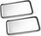 IMEEA Small Vanity Tray Rectangle Satinless Steel Little Jewelry Tray Bathroom Tray Storage Organizer Makeup Cosmetic Organizer Trays, 8 x 4.6 inch
