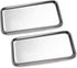 IMEEA Small Vanity Tray Rectangle Satinless Steel Little Jewelry Tray Bathroom Tray Storage Organizer Makeup Cosmetic Organizer Trays, 8 x 4.6 inch