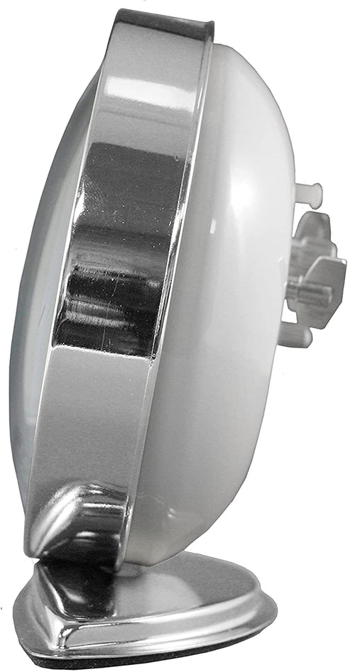 Equity by La Crosse 24014 Wind-Up Loud Bell Metal Alarm Clock, Pack of 1, Silver