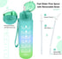 KEEPTO Motivational 32 oz Water Bottle with Straw,BPA Free Water Jug with Time Marker