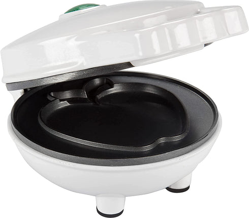 Mini Apple Waffle Maker - Make Breakfast Special for Kids or Adults w/ Individual Fruit Shaped, 4 Inch Waffler Iron, Electric Non Stick Breakfast Appliance, Fun Gift