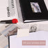 RECUTMS Photo Album 4x6 Hold 200 Pictures Pockets Premium Leather Cover Memo Record Family Photo Book Horizontal Photos Record Wedding Anniversary Baby Holiday Photo Albums(Black)
